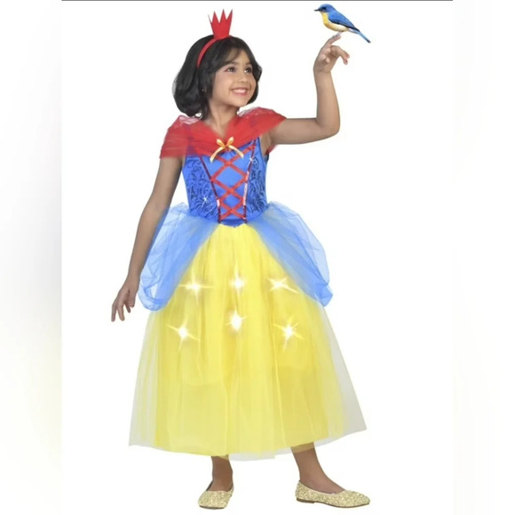 Other - NWT Fairytale Princess Girl's Light Up Halloween Costume Size 7/8